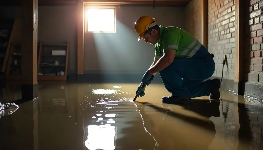 Professional water damage restoration services in Whitney, TX